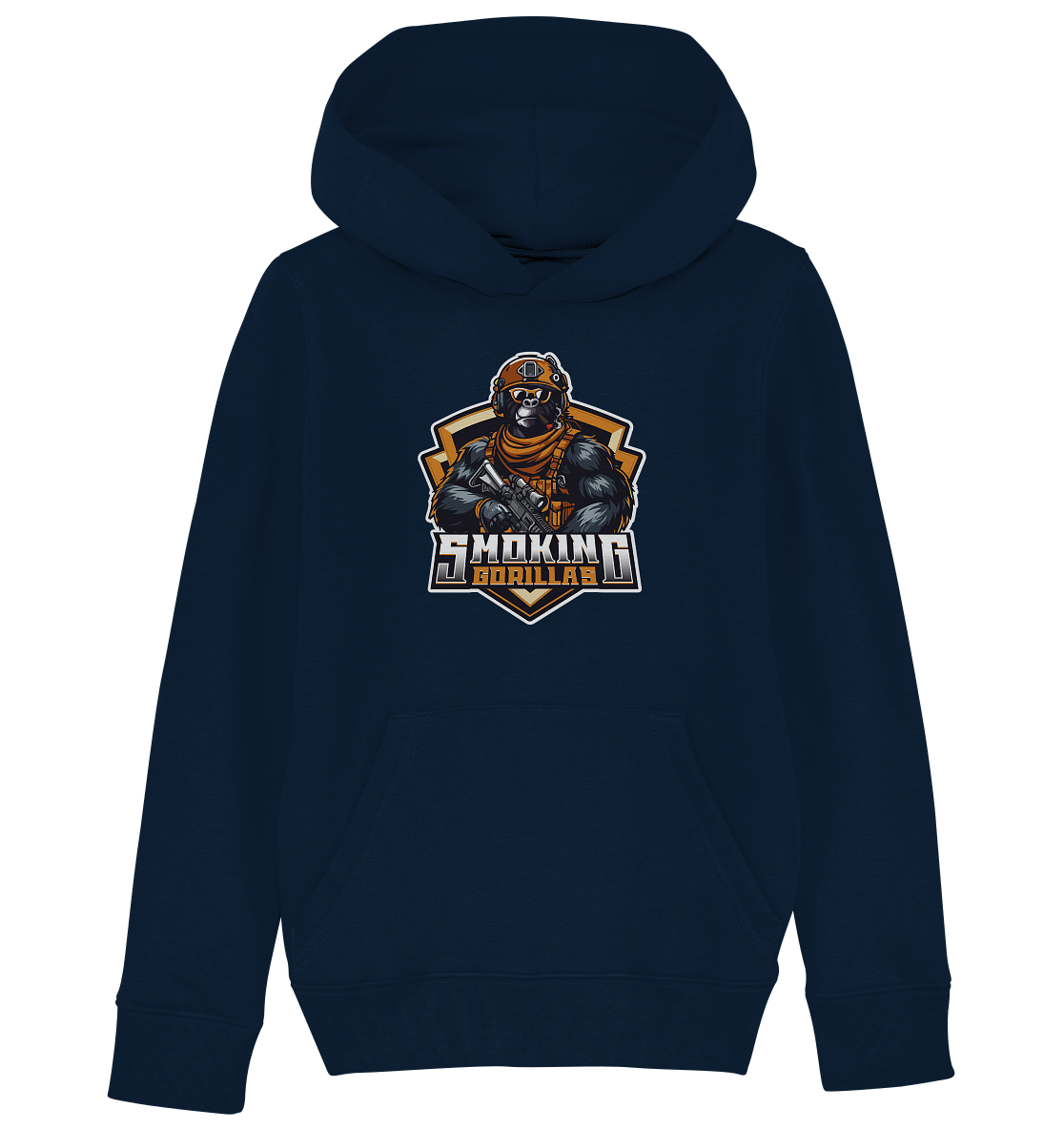 SMOKING GORILLAS - Kids Basic Hoodie 2025