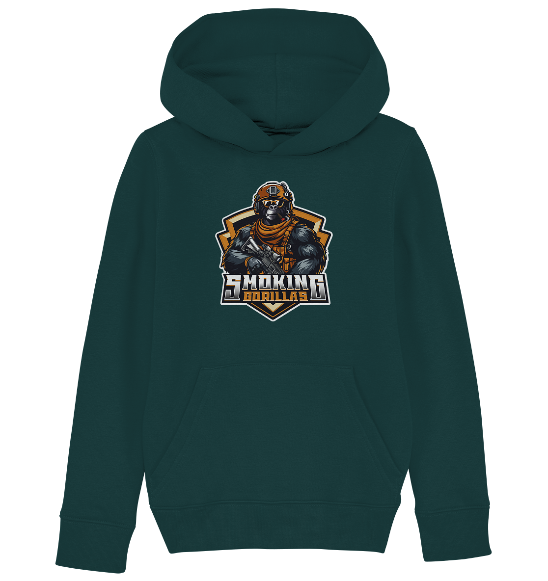 SMOKING GORILLAS - Kids Basic Hoodie 2025