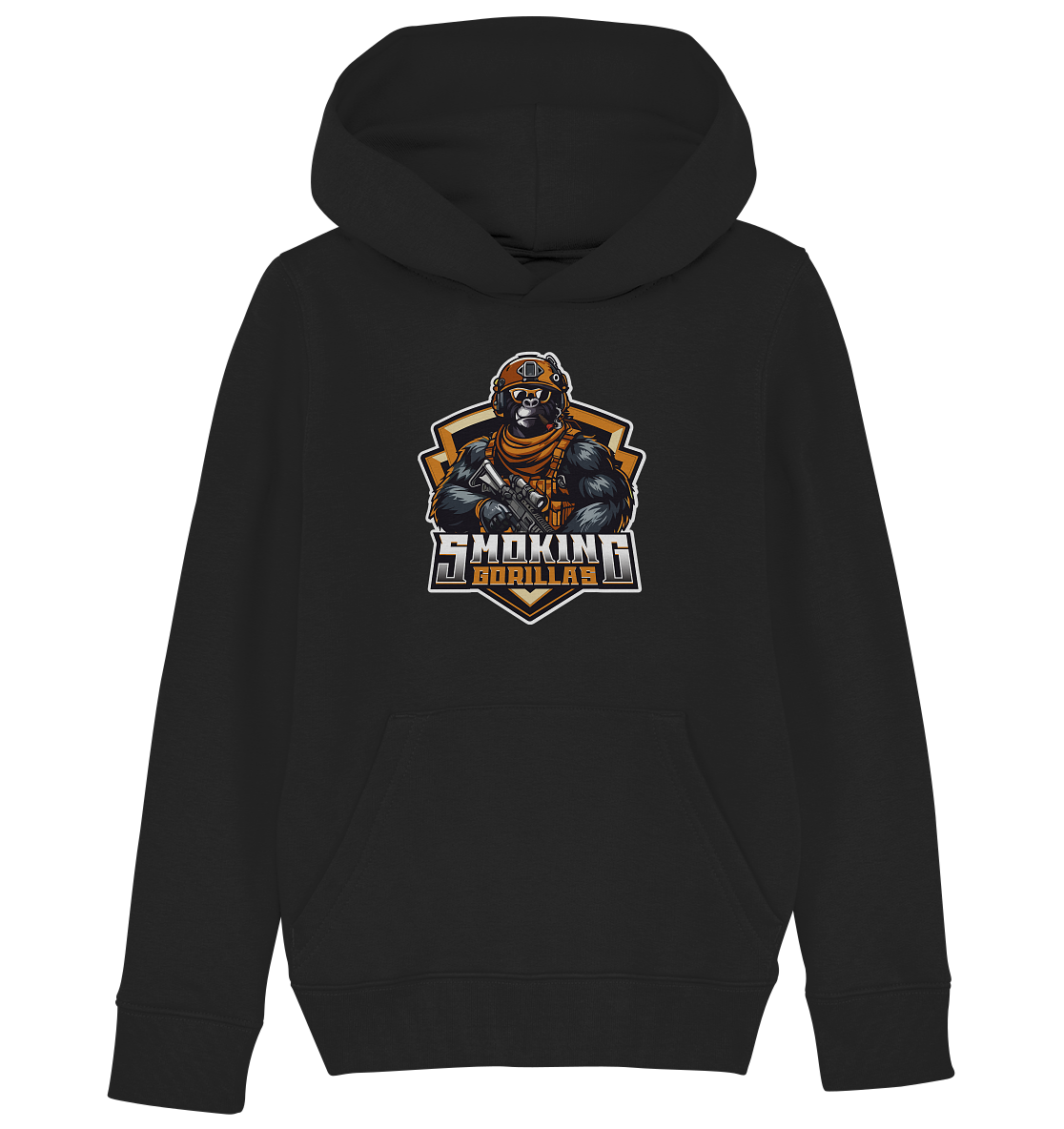 SMOKING GORILLAS - Kids Basic Hoodie 2025