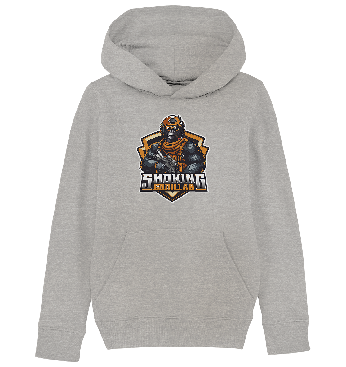 SMOKING GORILLAS - Kids Basic Hoodie 2025