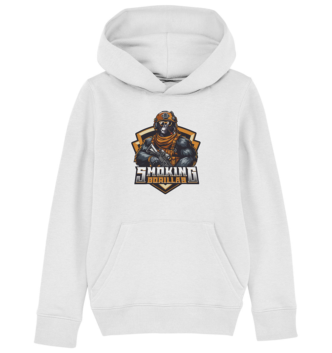 SMOKING GORILLAS - Kids Basic Hoodie 2025
