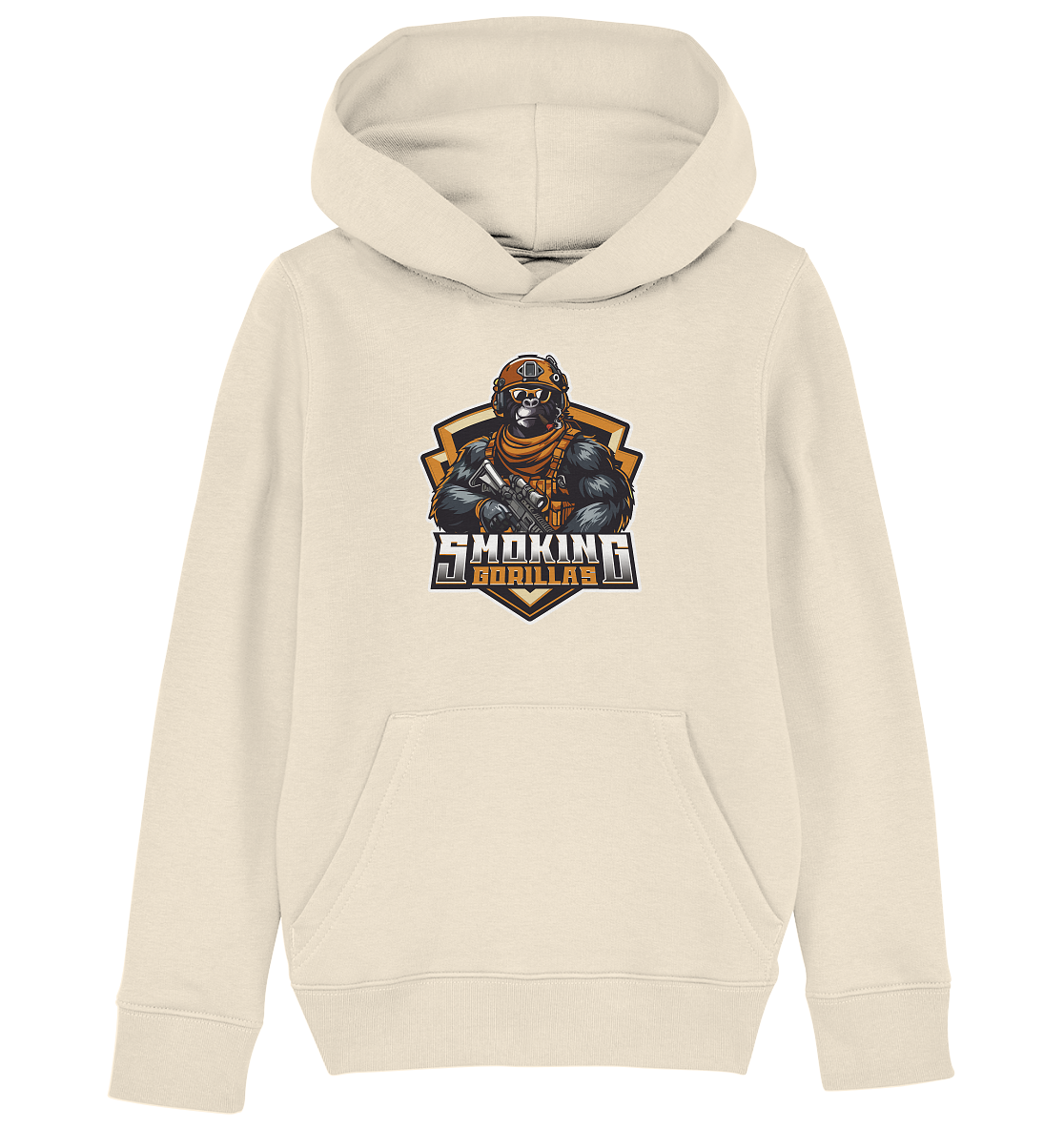 SMOKING GORILLAS - Kids Basic Hoodie 2025