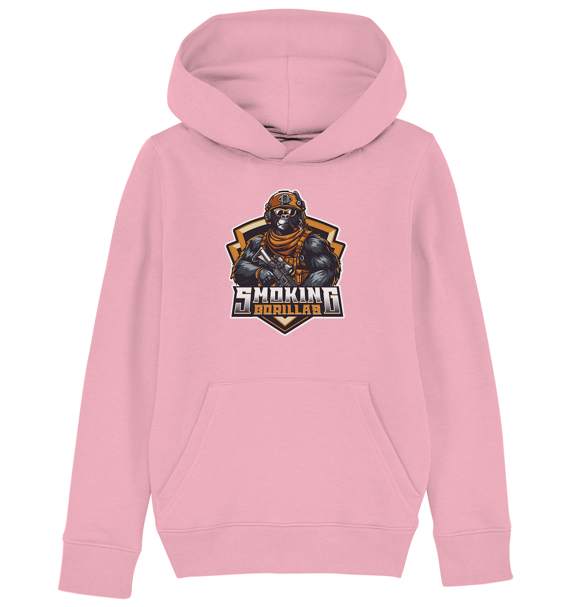 SMOKING GORILLAS - Kids Basic Hoodie 2025