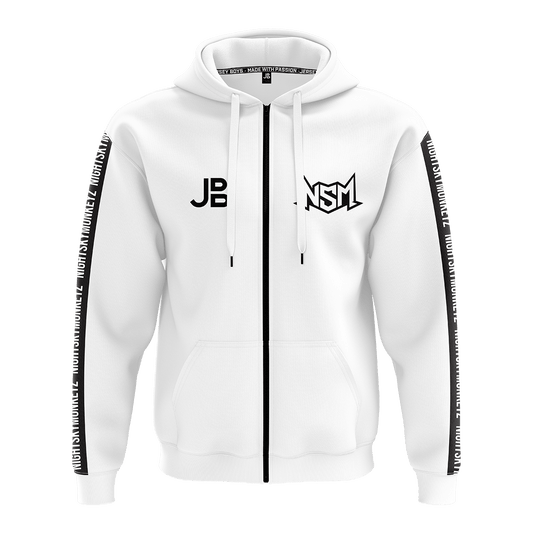 NIGHTSKYMONKEYZ - Crew Zipper 2021 - White