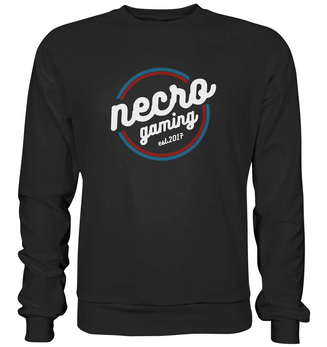 NECRO GAMING - RETRO WHITE - Basic Sweatshirt