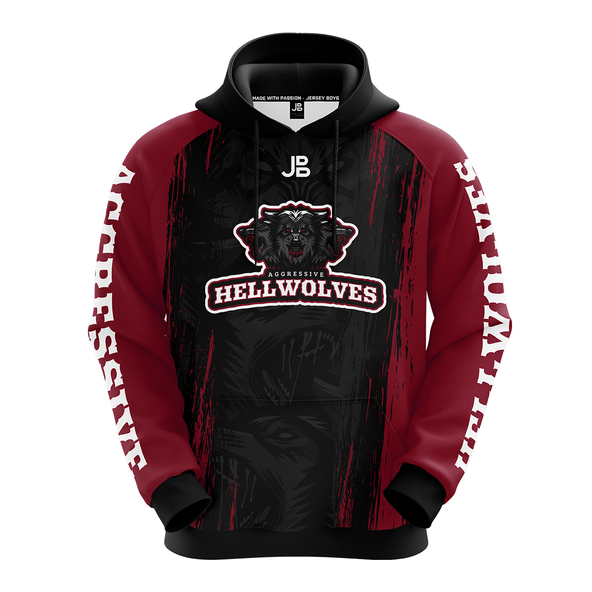 AGGRESSIVE HELLWOLVES - Crew Hoodie 2022