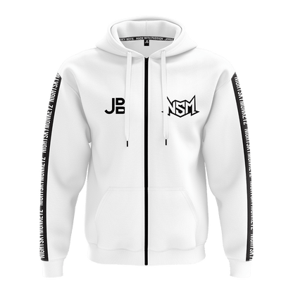 NIGHTSKYMONKEYZ - Crew Zipper 2021 - White