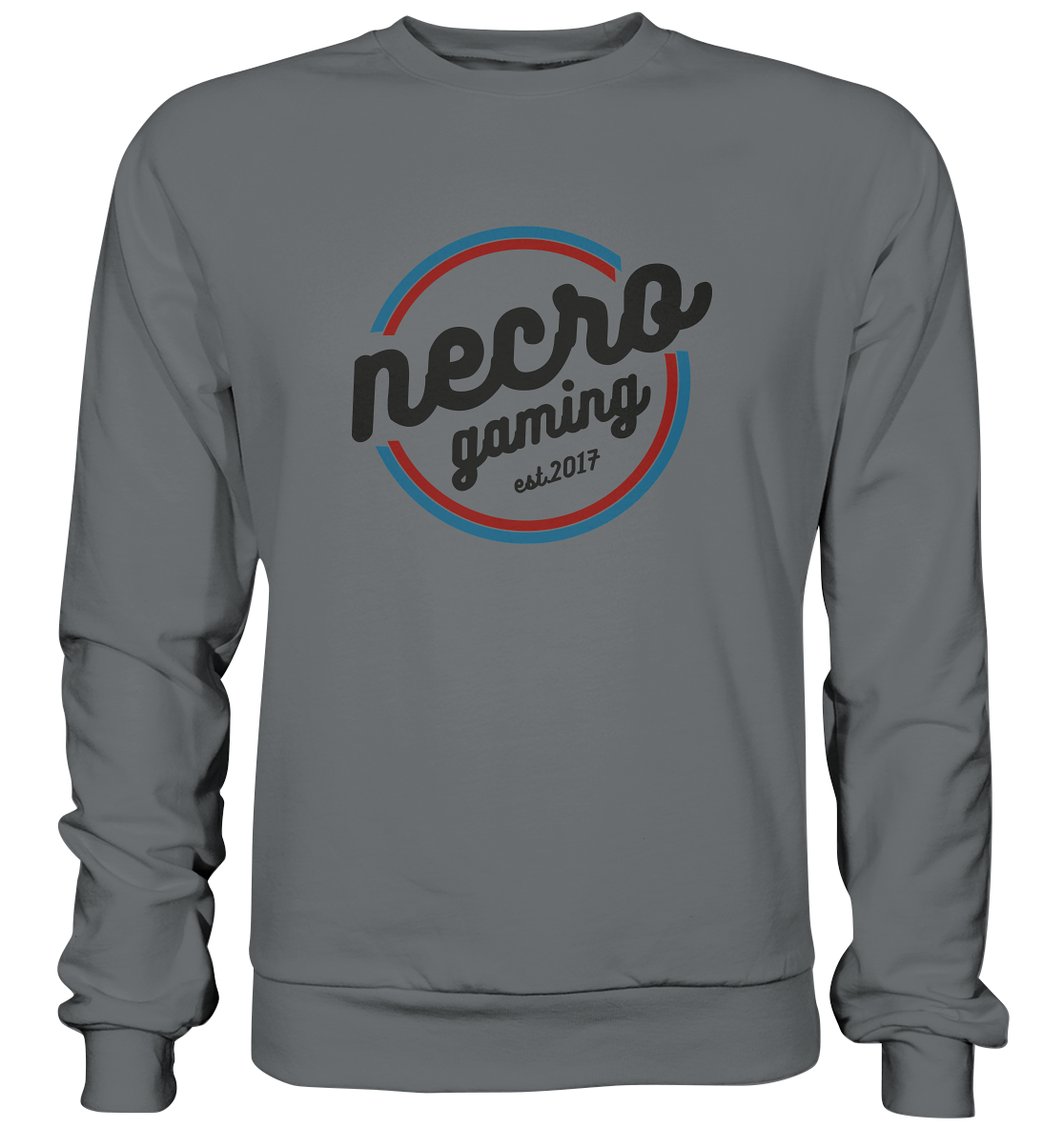 NECRO GAMING - RETRO BLACK - Basic Sweatshirt