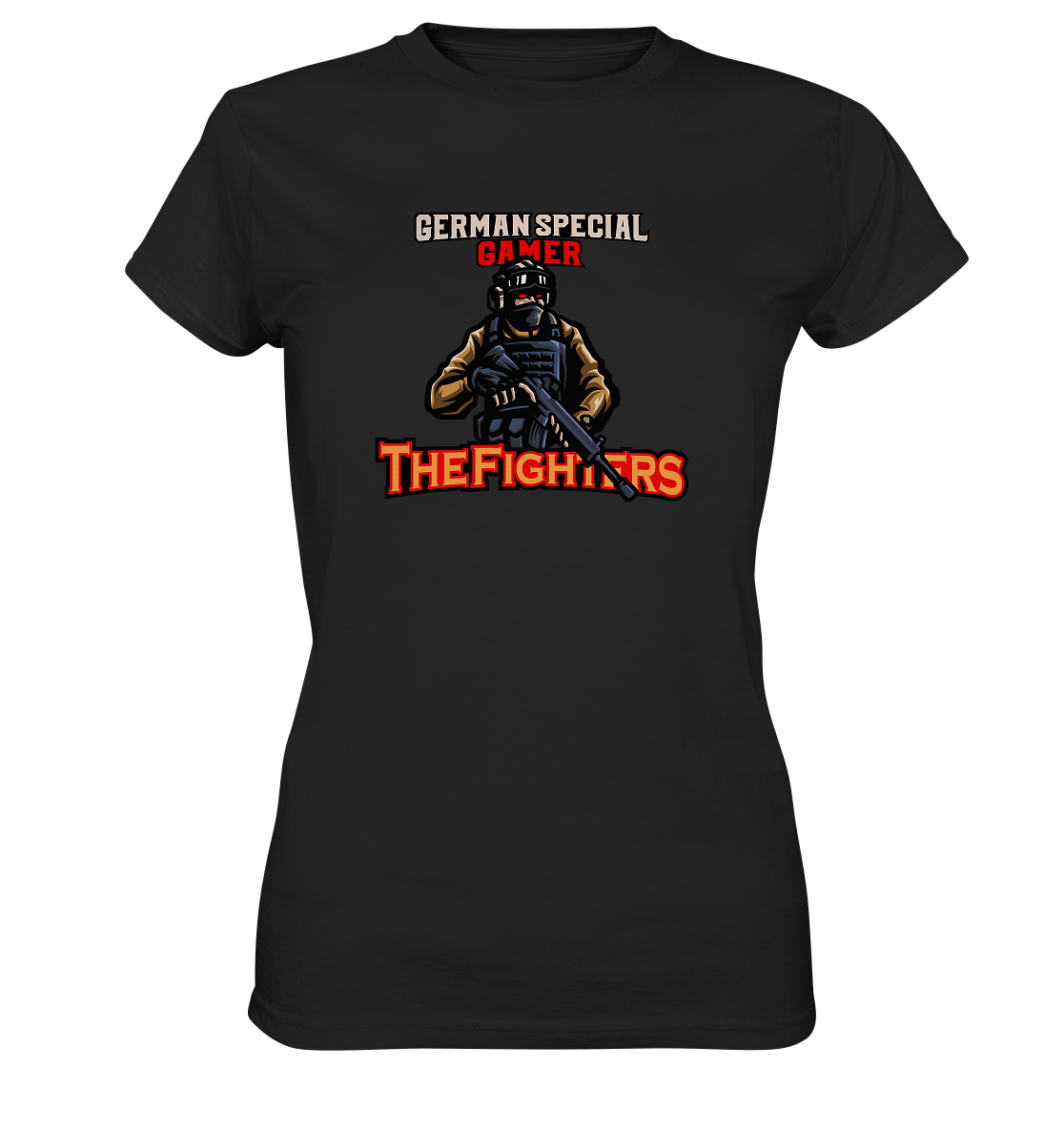 GERMAN SPECIAL GAMER - THE FIGHTERS - Ladies Basic Shirt