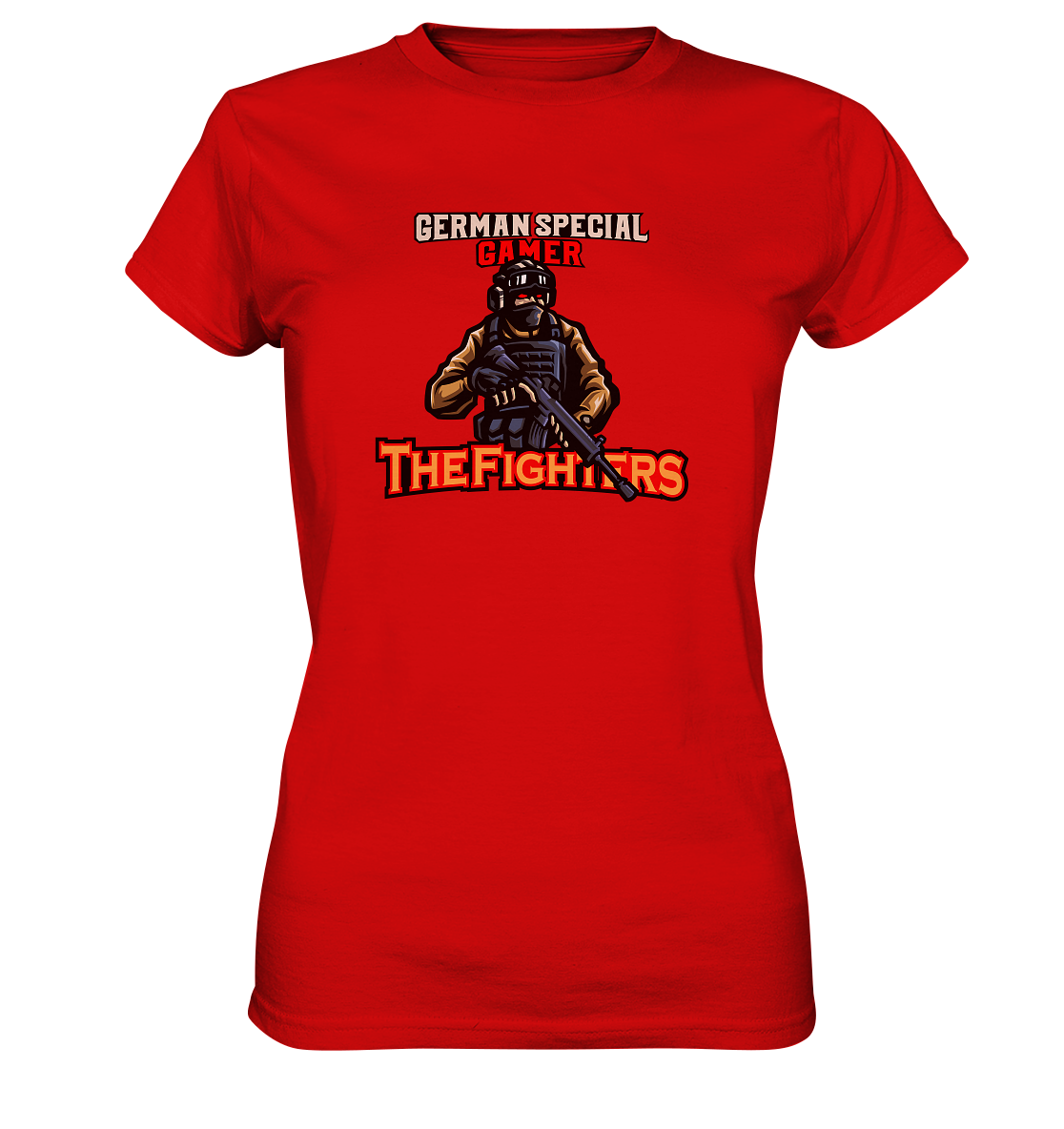 GERMAN SPECIAL GAMER - THE FIGHTERS - Ladies Basic Shirt